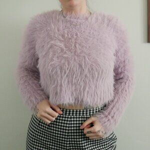 Urban Outfitters Fuzzy Purple Sweater, size Small